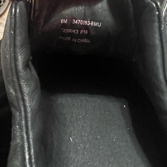 Frye Lena black metallic low top zip up leather sneaker - Picture 10 of 10